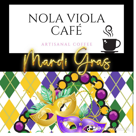 Mardi Gras KIng Cake Coffee -Cinnamon Hazelnut
